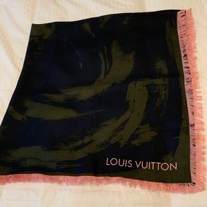Louis Vuitton Multicolor Cammo Silk Print